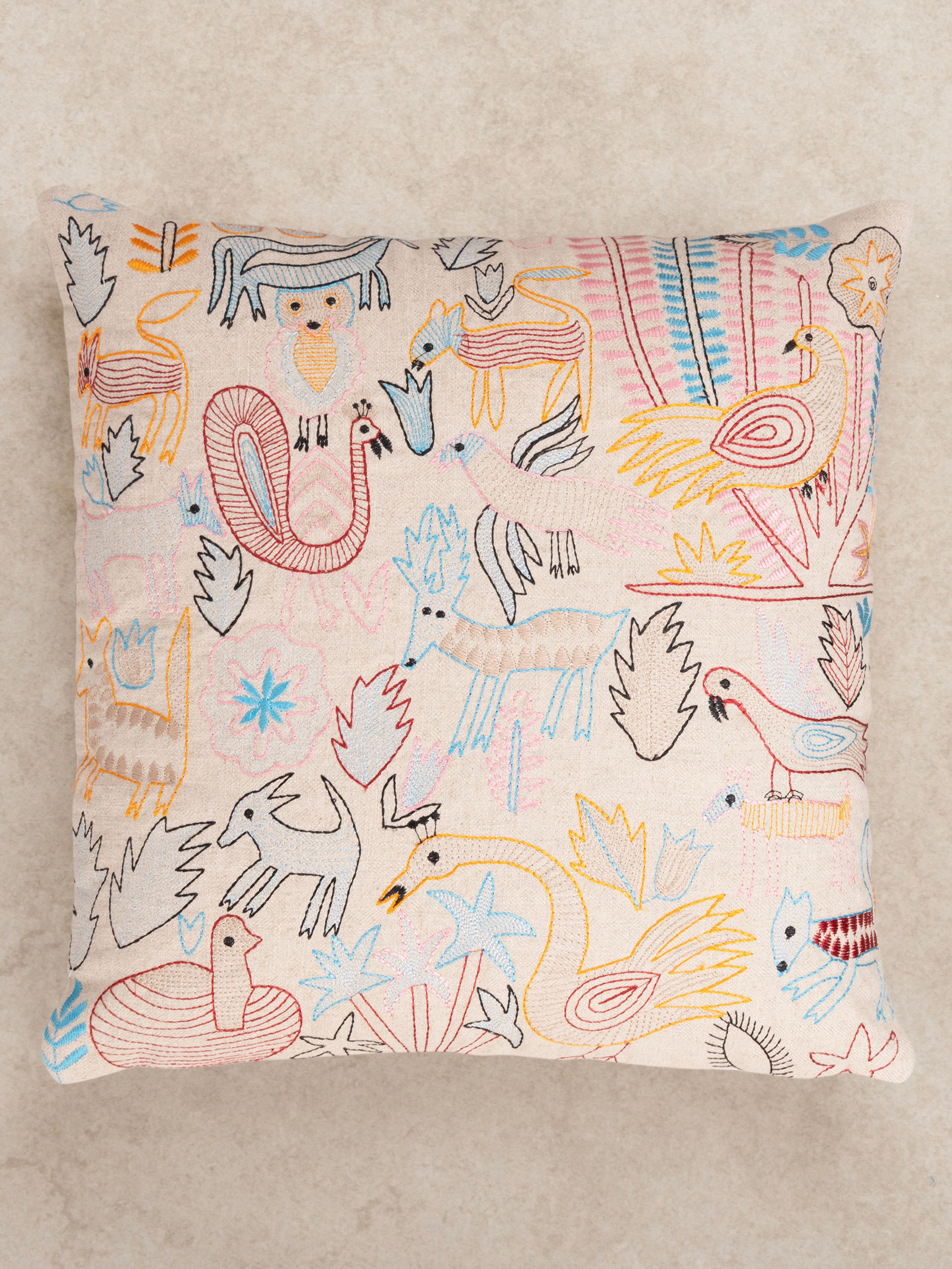 GAURI KOHLI Fateh Throw Pillow 20"x20"