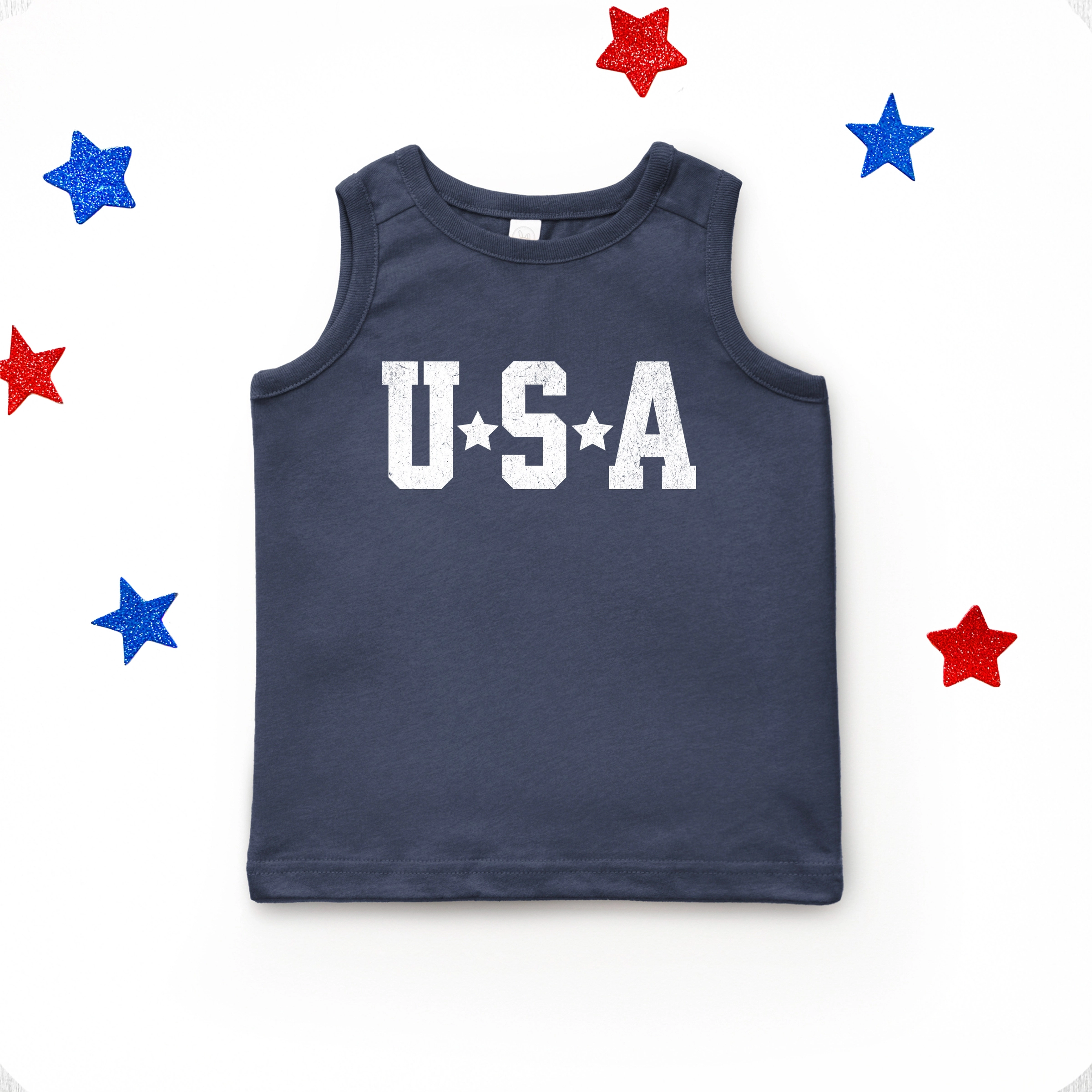 The Juniper Shop - USA Stars Toddler Graphic Tank