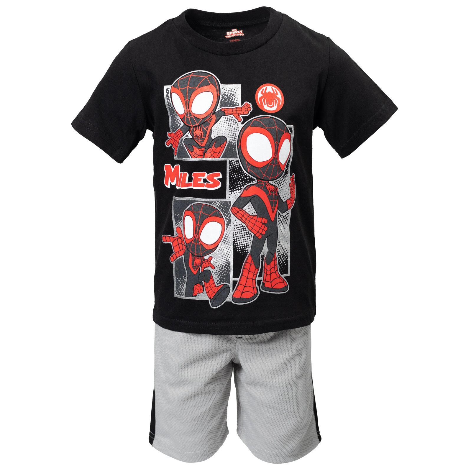 Marvel Boys' Athletic 2-Piece T-Shirt and Shorts Set