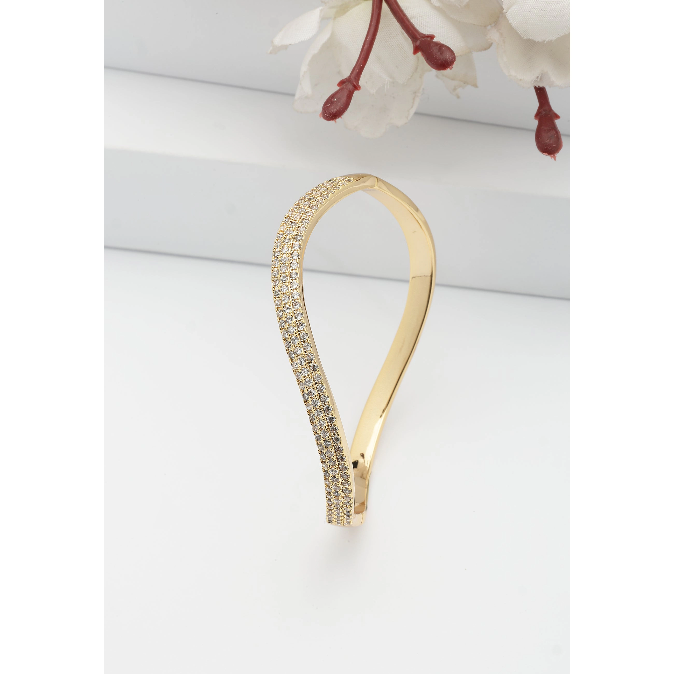 AGP PARIS Womens Glow cuff Bangle Bracelet