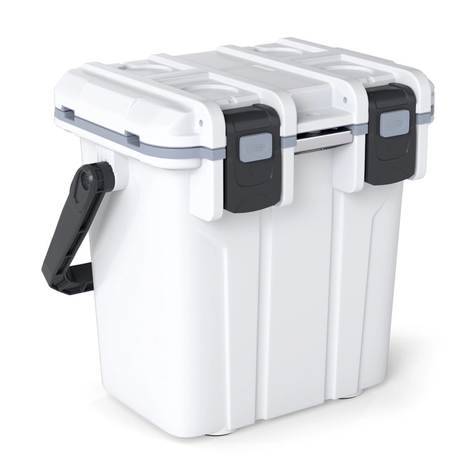 SUGIFT White 21-qt Ultra-Light Injection Molded Hard Cooler Ice Chest with 5-Day Ice Retention and Bottle Opener