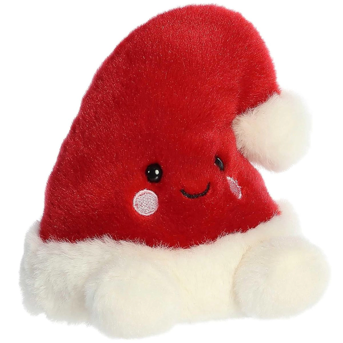 Aurora Palm Pals Topper Santa Hat 5-Inch Stuffed Animal Plush