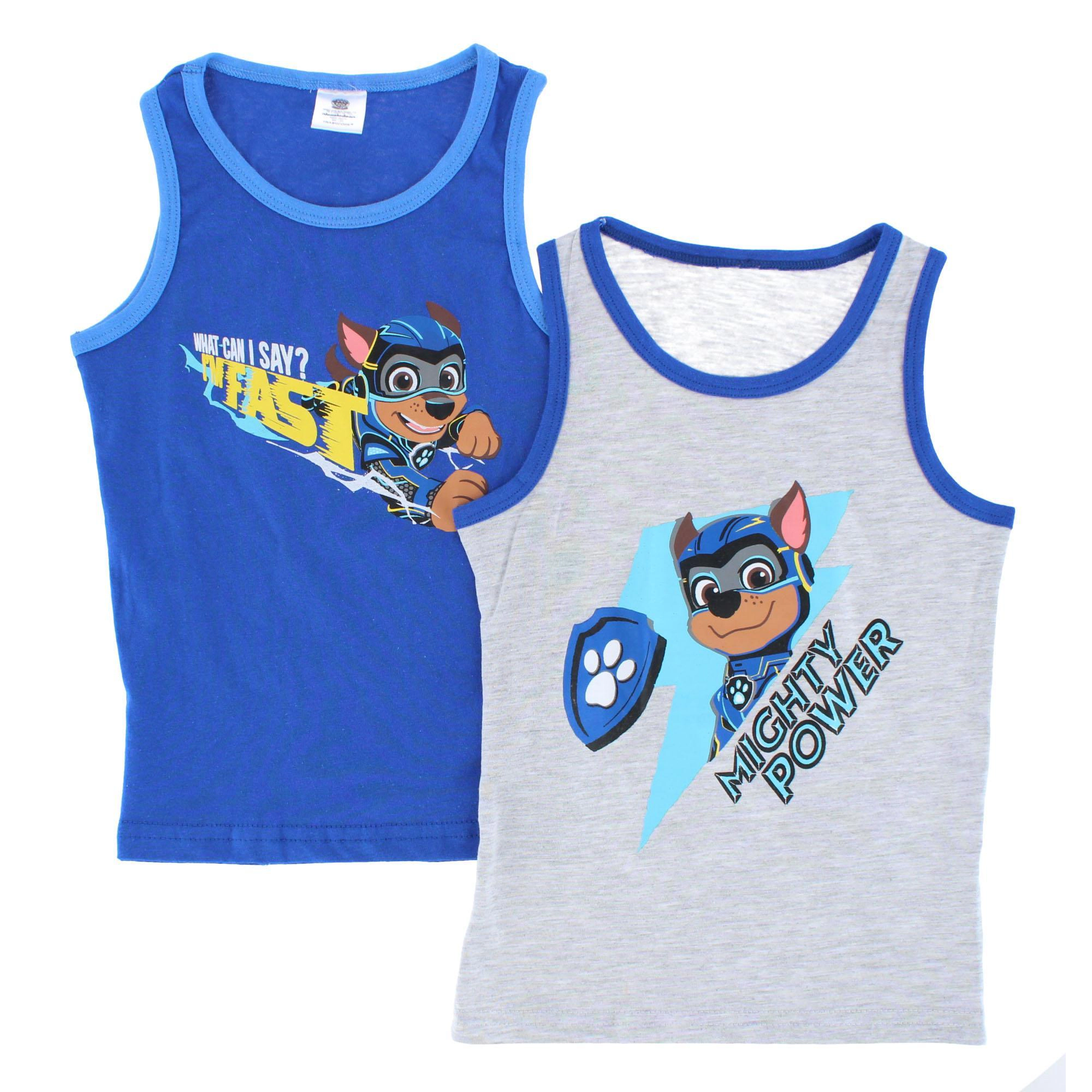 Textiel Trade Boy's Paw Patrol Singlet (2 Pack)