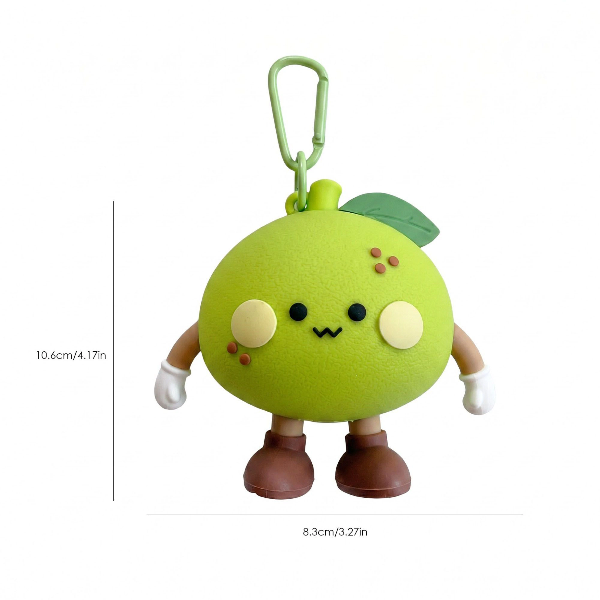 Alilang Women's 2-Piece Womens Pouch Bag Charm with Hanging Clip and Character Design