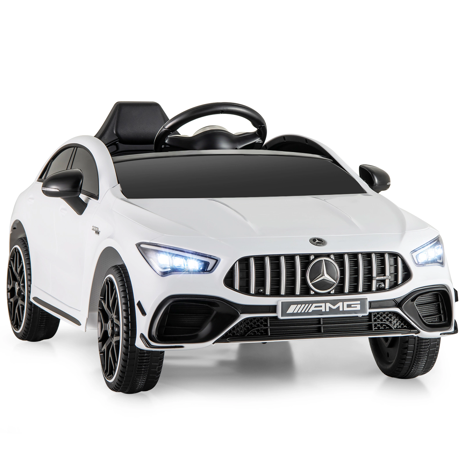 LJG 12V Kids Ride on Car Mercedes-Benz AMG CLA 45 with Remote