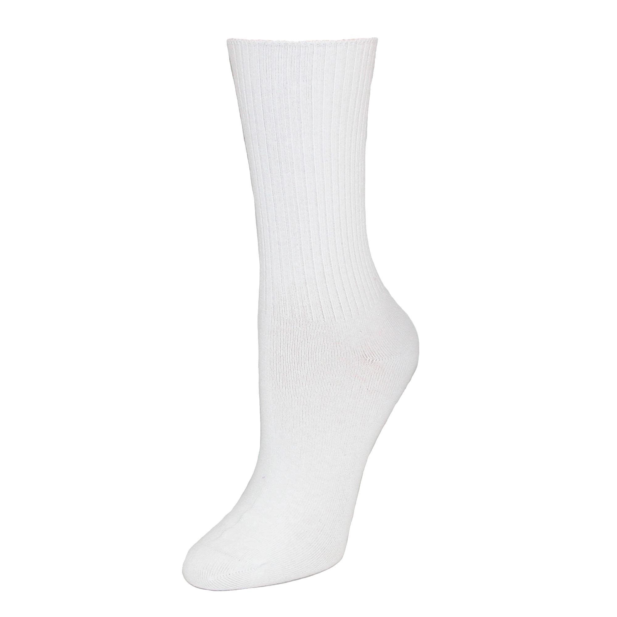 Jefferies Socks Kids' Cotton Seamless Toe Casual Crew Sock (Pack of 3)