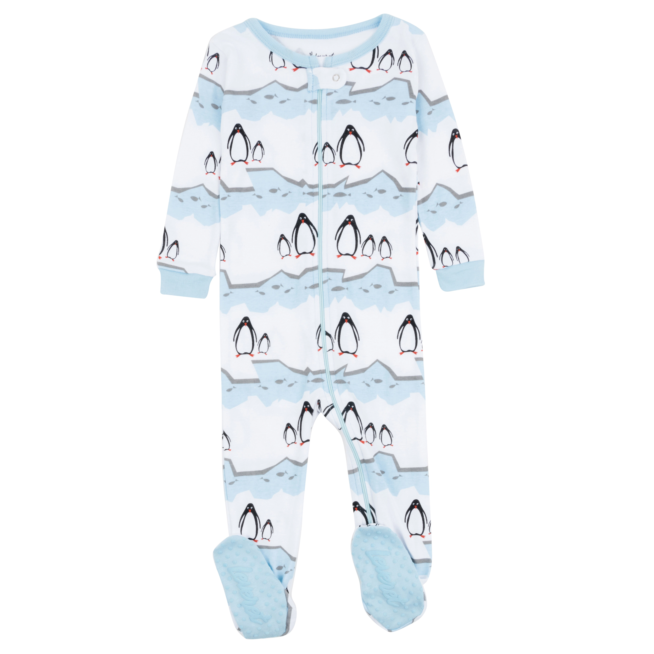 Leveret Baby/Toddler Christmas Holiday Print Cotton Footed Pajamas