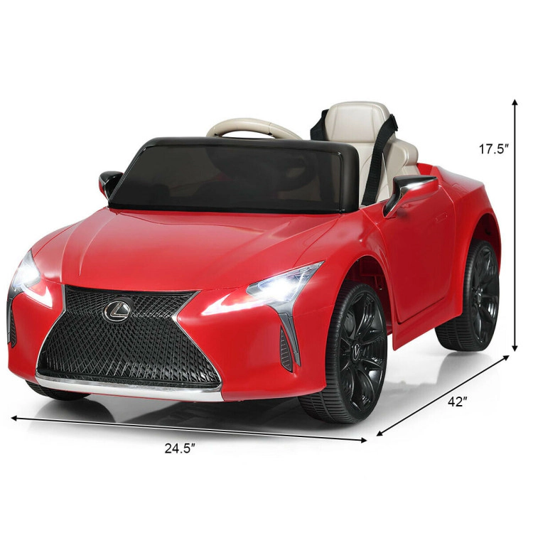 Hivvago Lexus LC500 Licensed Kids 12V Ride Remote Control Electric Vehicle
