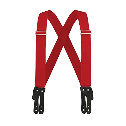 Welch Men's Big & Tall Elastic Button End Work Suspenders