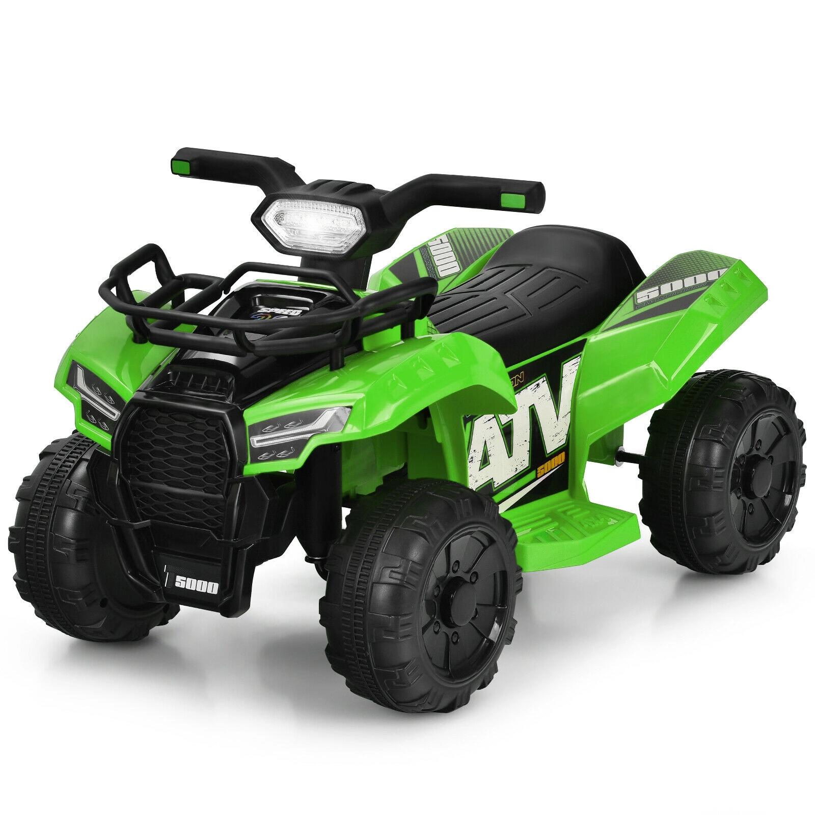 SUGIFT LED Light and MP3 Player 6V Kids Electric Ride On ATV Quad