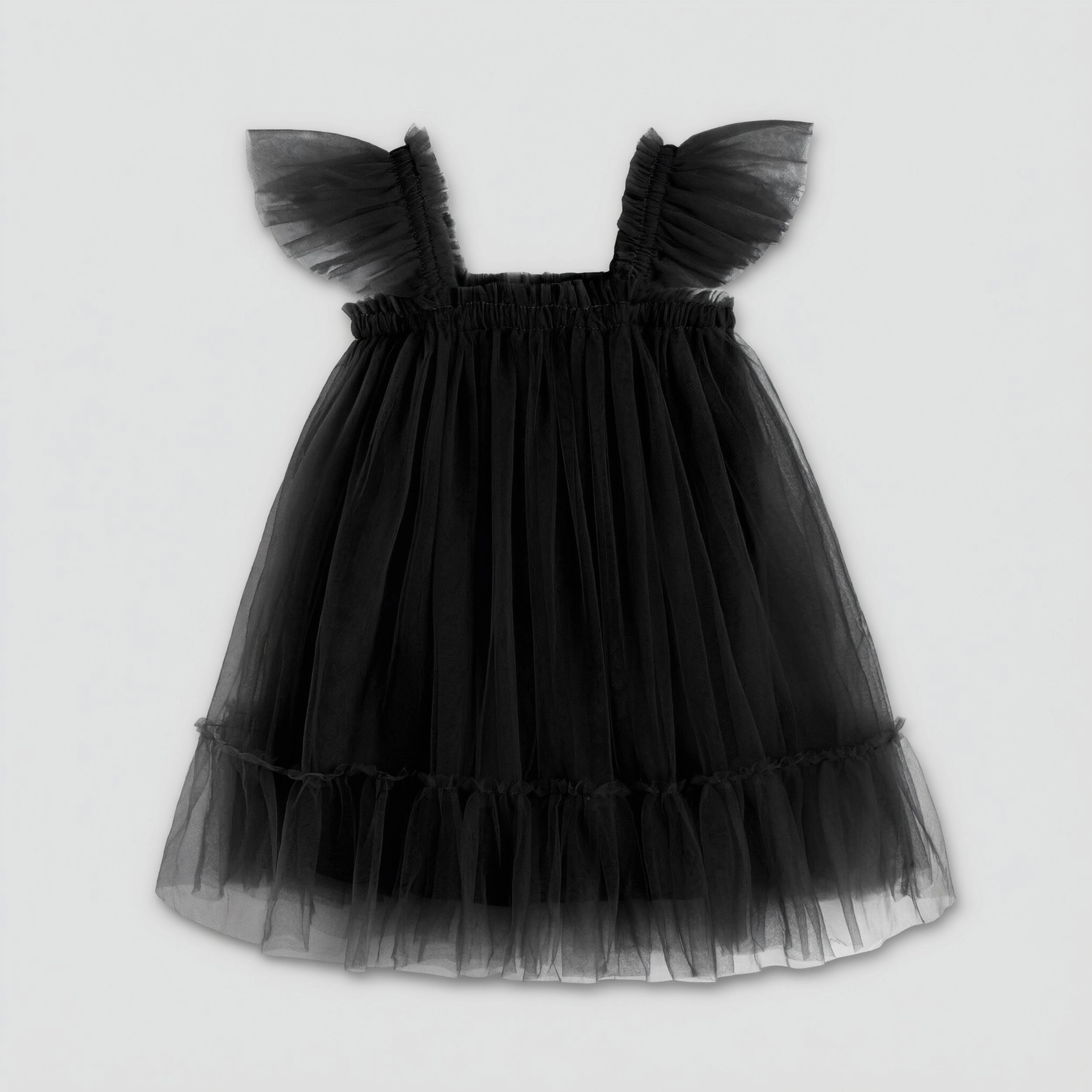 Arshiner Toddler Tutu Dress For Girls Layered Tulle Ruffle Dresses First Birthdaypink