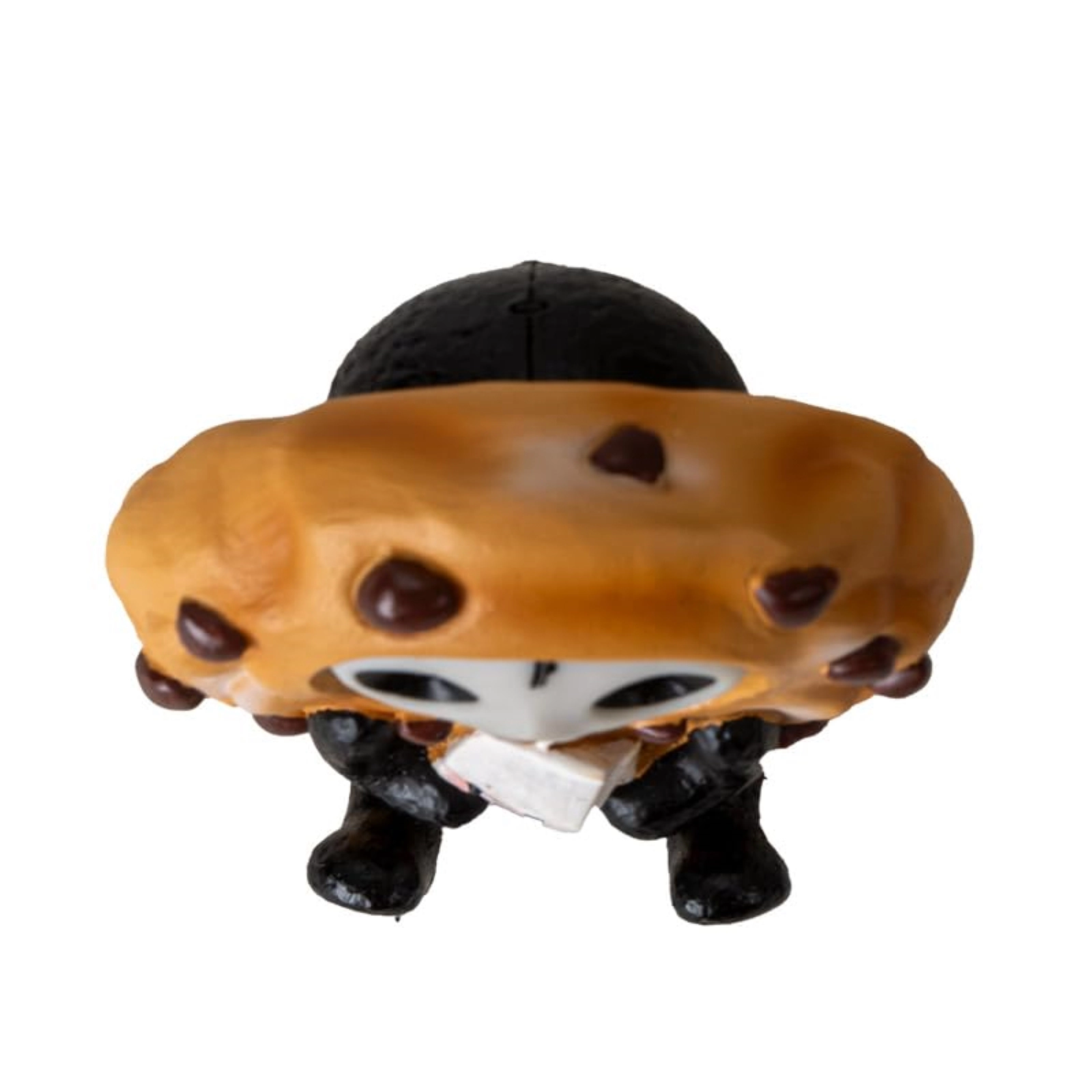 Pacific Giftware Choco Chip Furrybones Figurine Skeleton in Chocolate Chip Cookie Costume with Cute Milk Friend 2.56 Tall