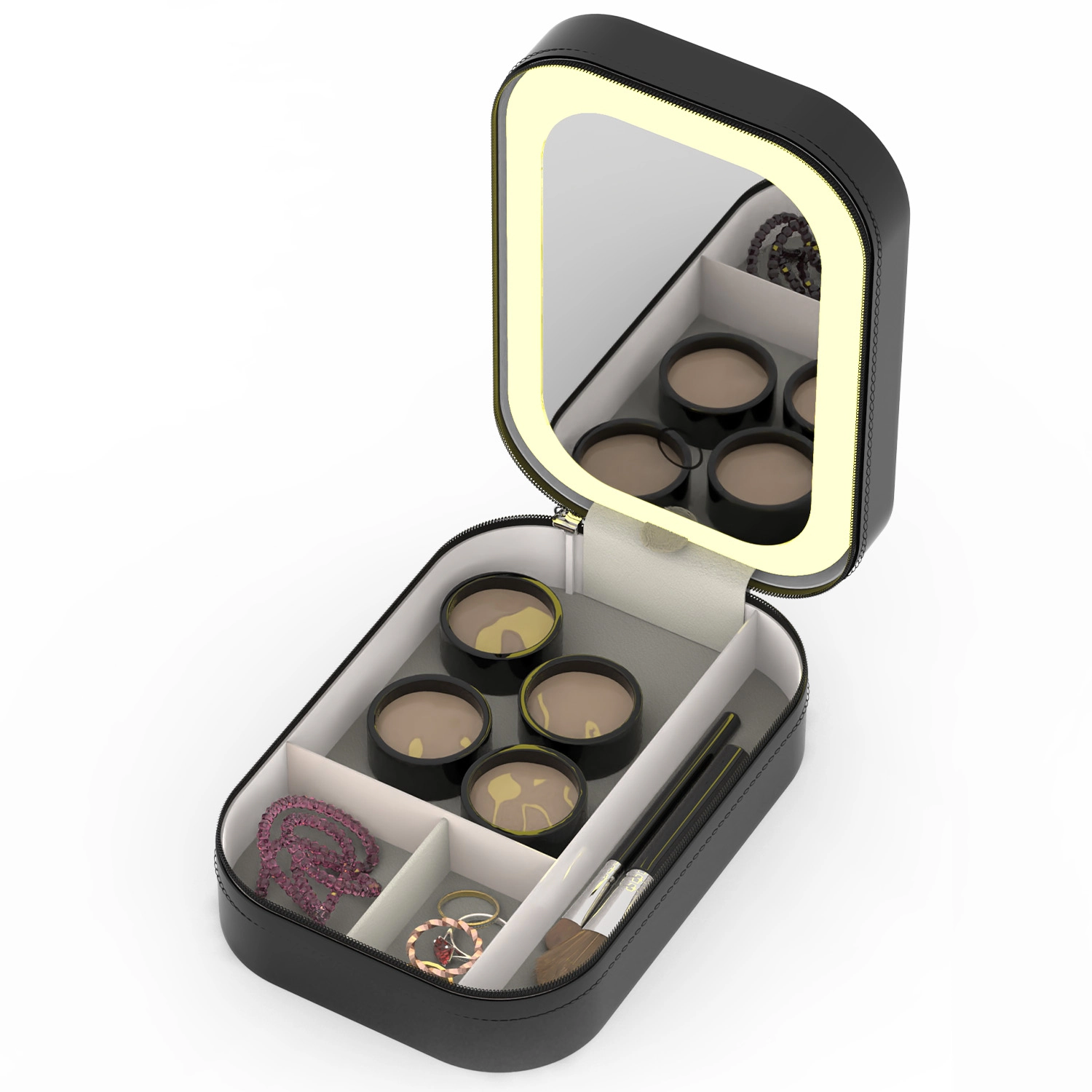 GBruno LED Mirror Travel Makeup Bag