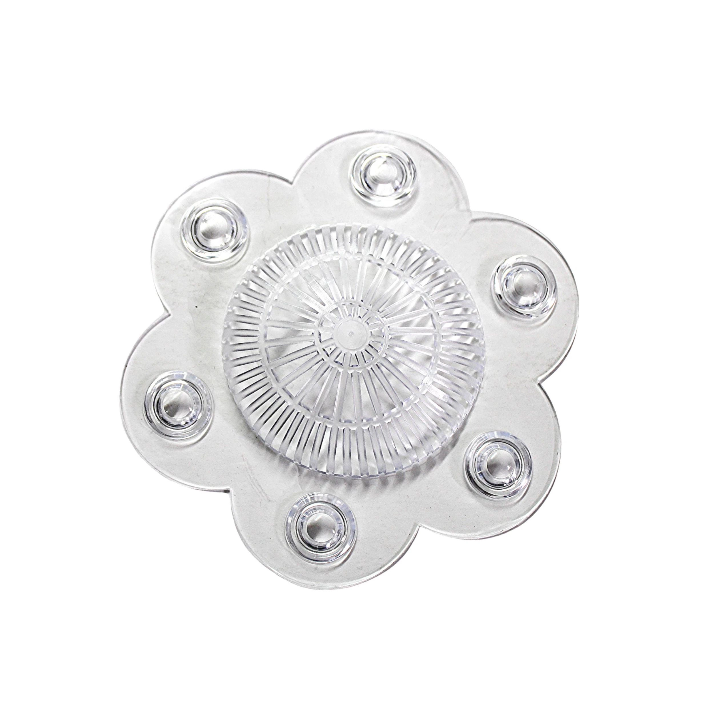 Home Collection Pack of 2 Hair Catcher Drain Covers 5" PVC Suction