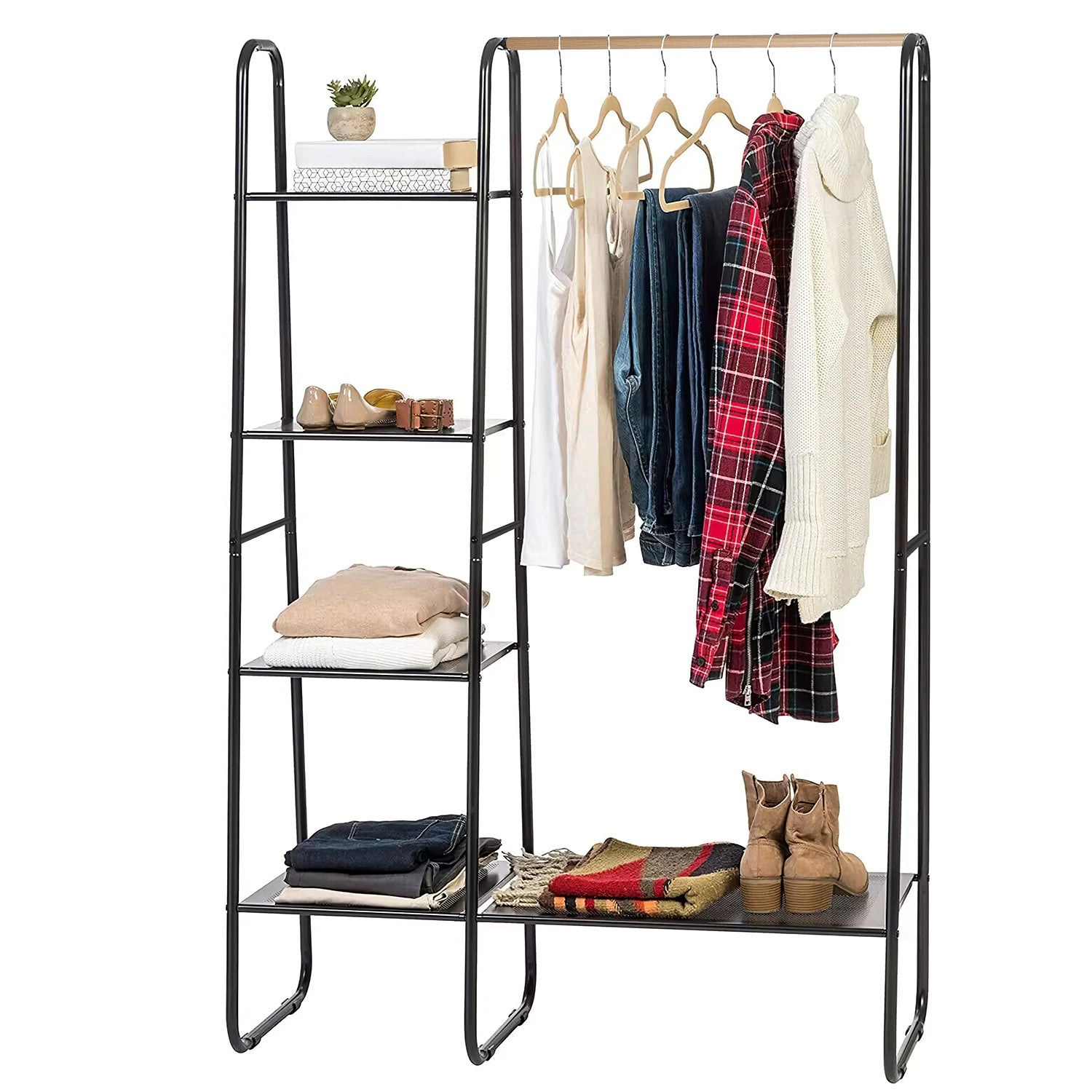 NEW Home Unisex Metal Freestanding Garment Rack
