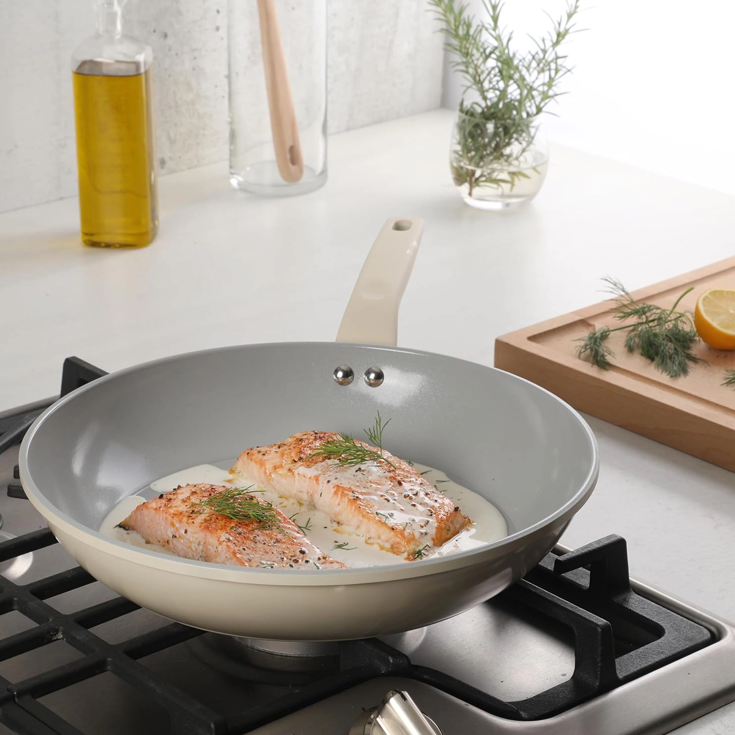 Gibson Home Barnsdall 12 Inch Nonstick Aluminum Frying Pan