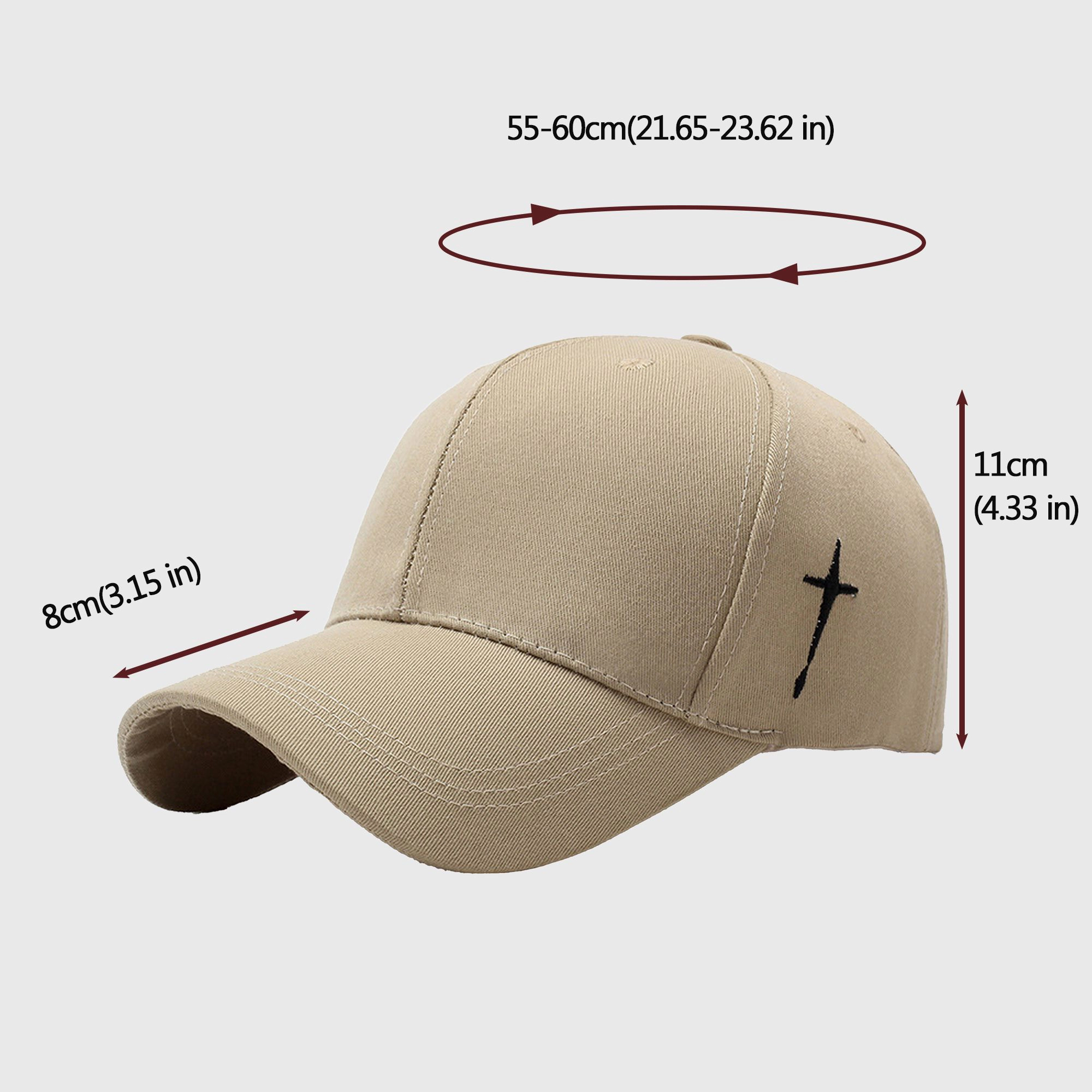 Anna-Kaci Women's Casual Embroidered Baseball Cap - Unisex Adjustable Dad Hat for Outdoor Sports, Daily Wear