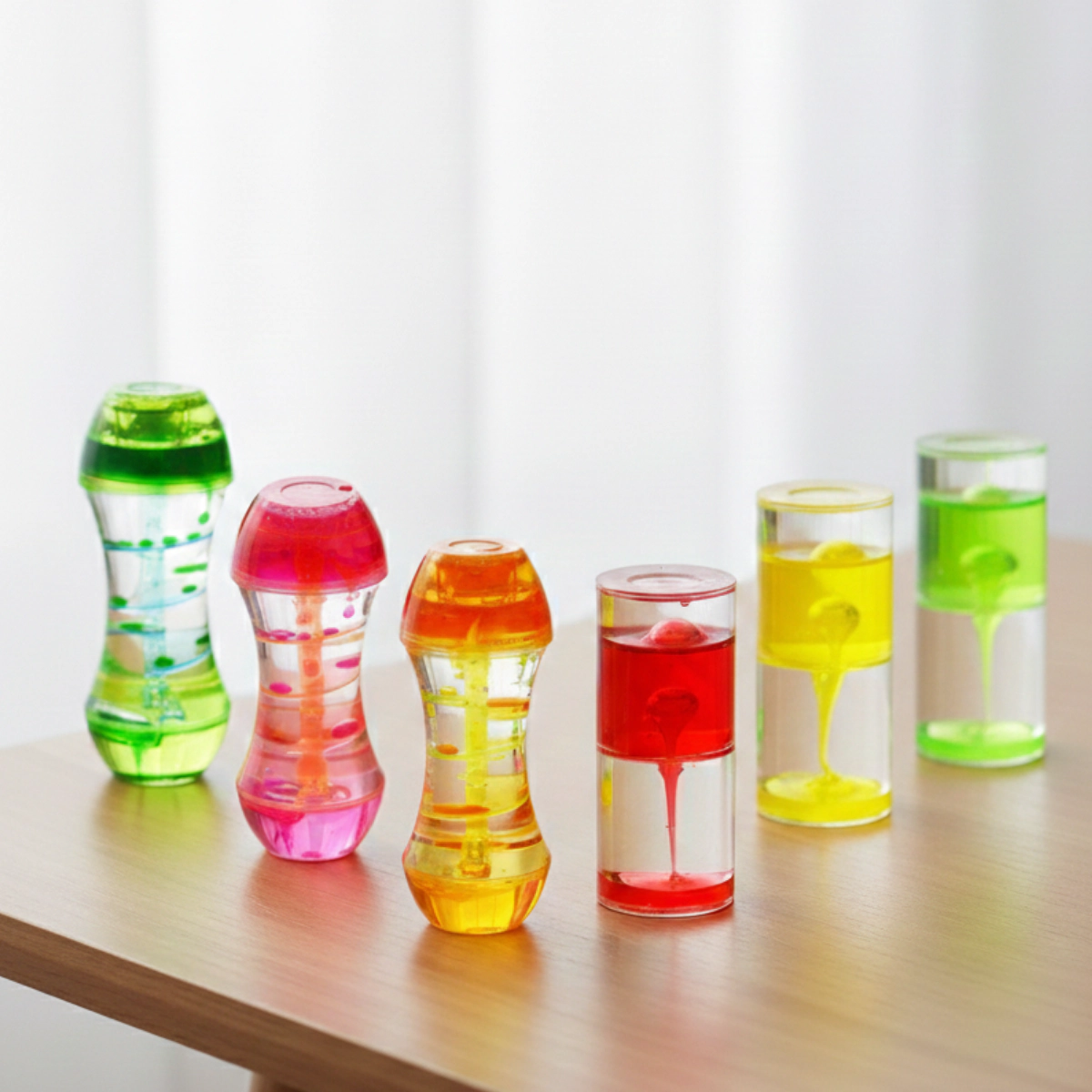 Playlearn Unisex Sensory Tube Timers Toy Set