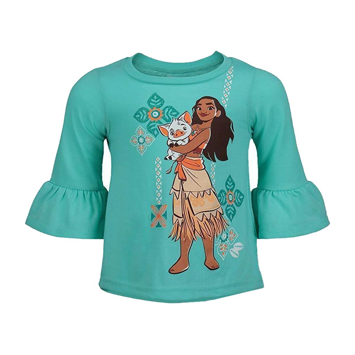 Disney Moana Girls' 2-Piece Tee and Leggings Set