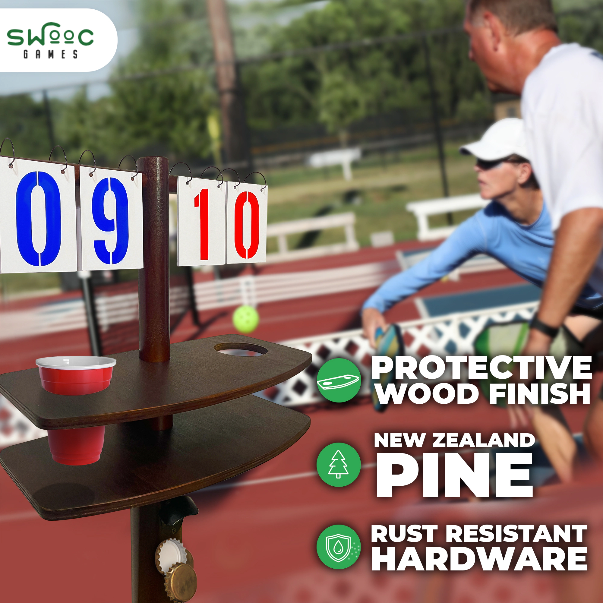 Swooc Games | Cornhole Score Keeper and Other Yard Games