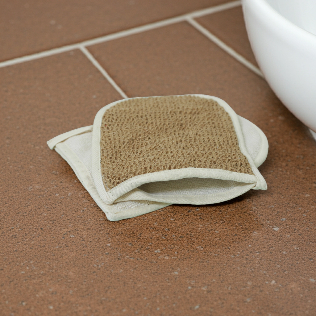 Plantlife Hemp & Bamboo Mitt Scrubber - Dual-Sided Mitt