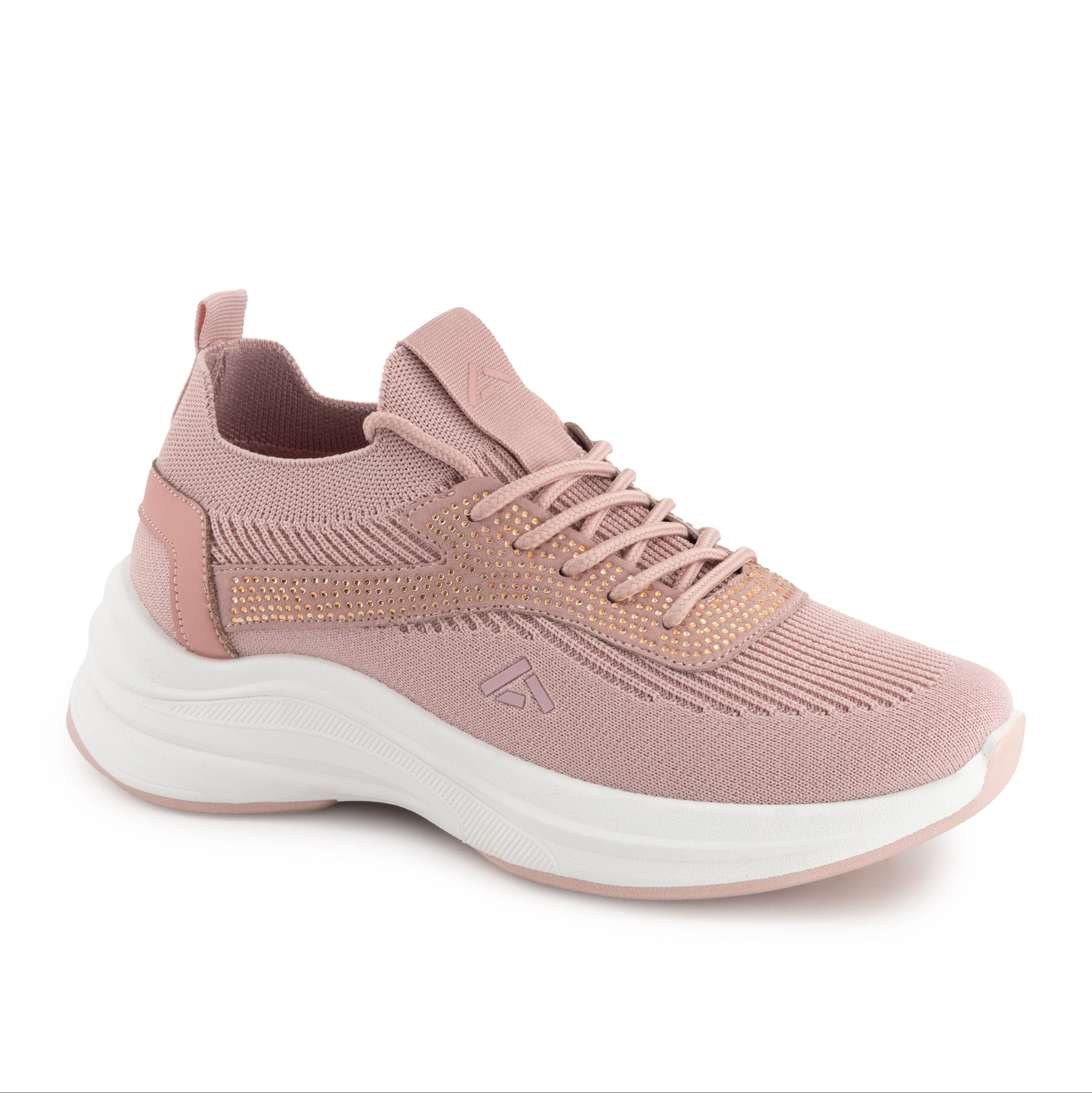 Andrea Womens Lightweight Knit Sneakers For Everyday Wear