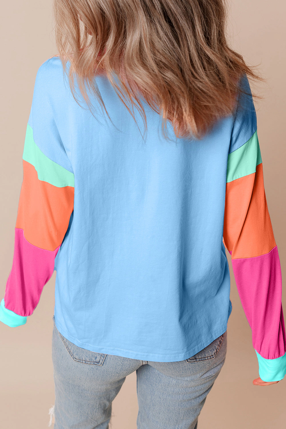 Threaded Pear Women's Denver Sleeve Loose top Long Sleeve Top