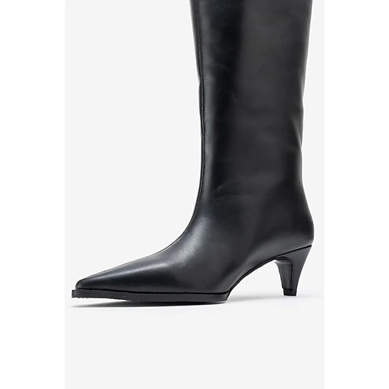 Forever & Always Womens Siora Leather Knee High Boots