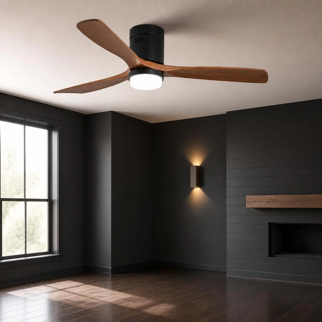 ELEMENT ACE 52 Inch Mixed Material Quiet Ceiling Fan