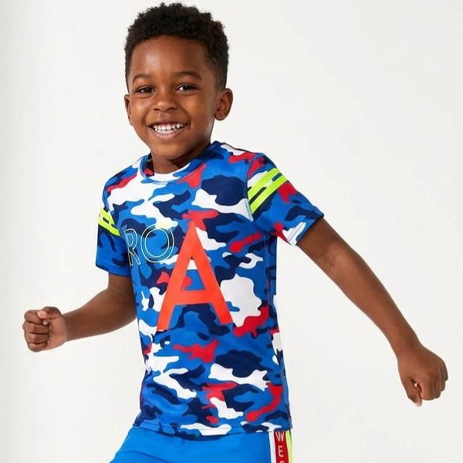 Rockets of Awesome Camo Tech Tee for Boys