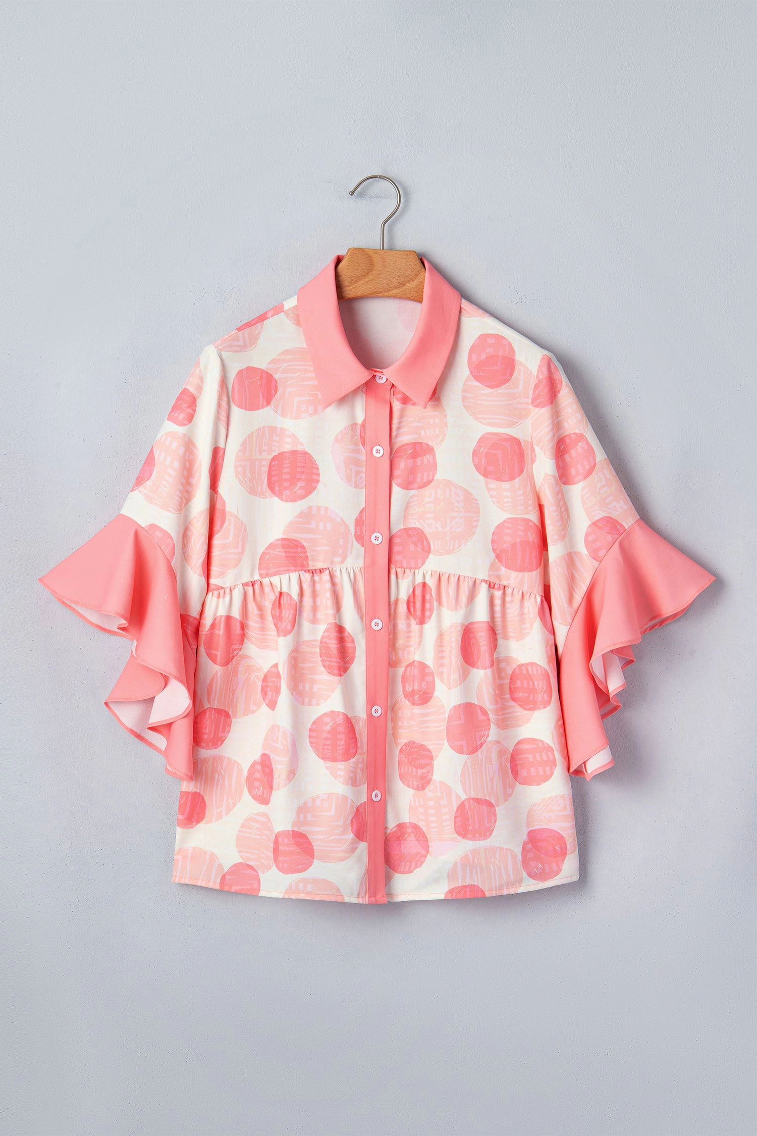 Threaded Pear Womens Angelica Short Sleeve Babydoll Shirt