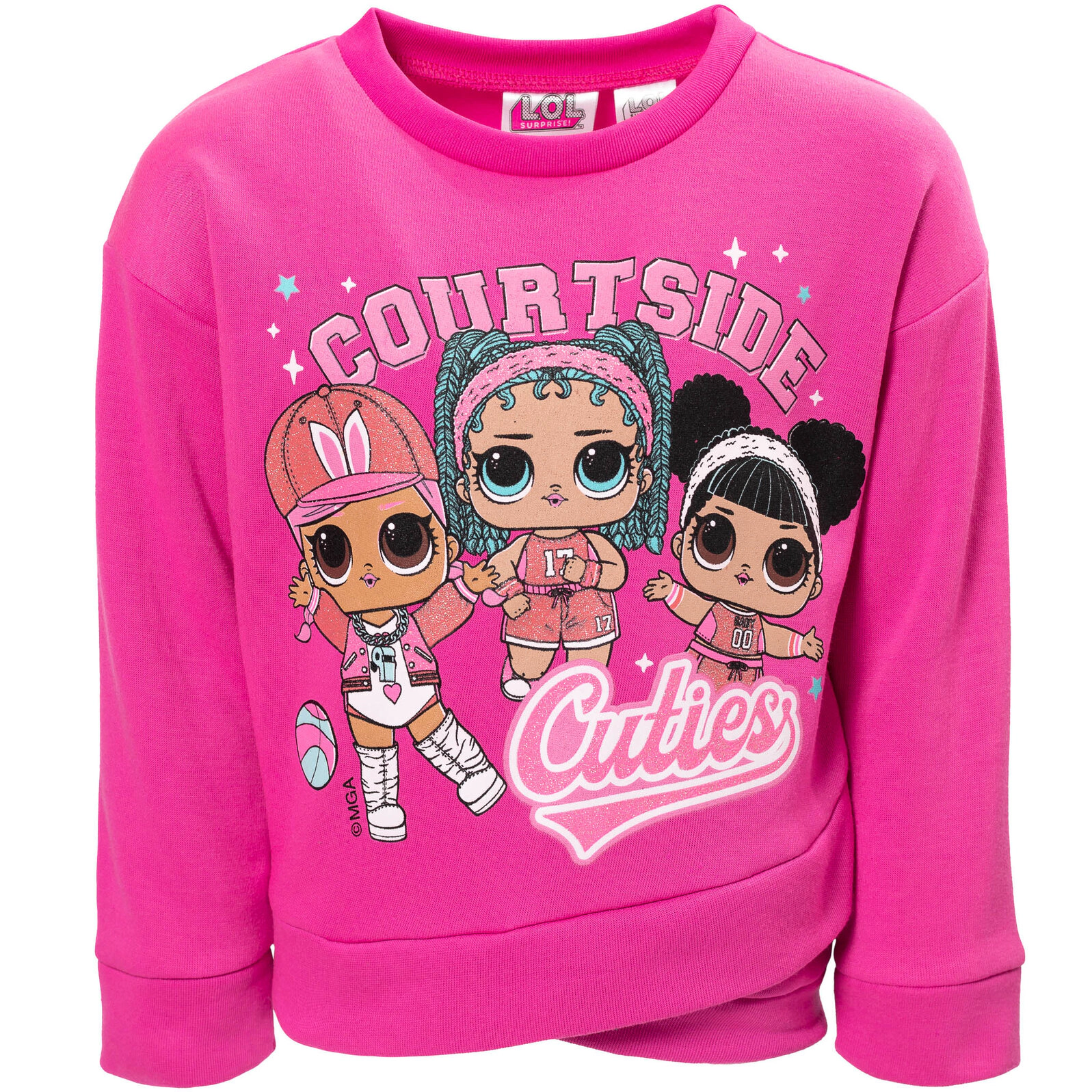 L.O.L. Surprise! Girls' 2-Piece Fleece Sweatshirt and Leggings Set