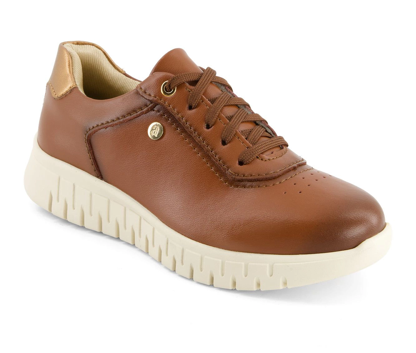 Andrea Womens Soft Leather Sneakers