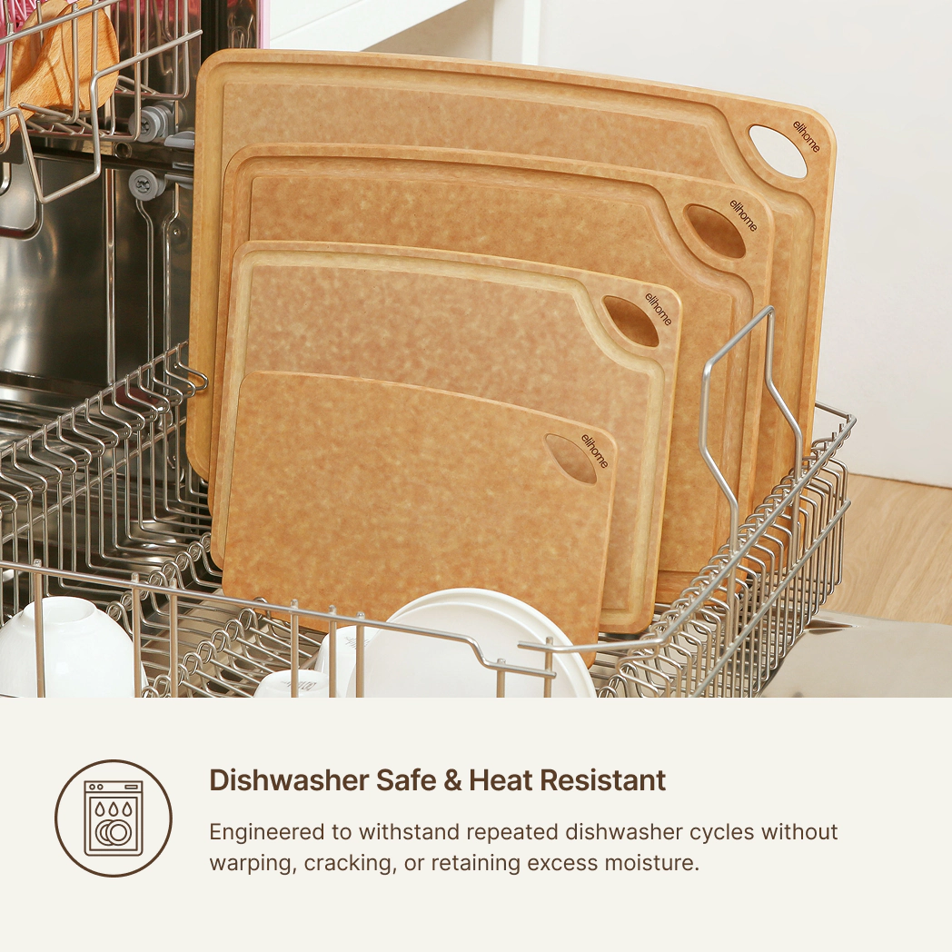 Elihome Classic Series 2-Piece Reversible Cutting Board Set S+M
