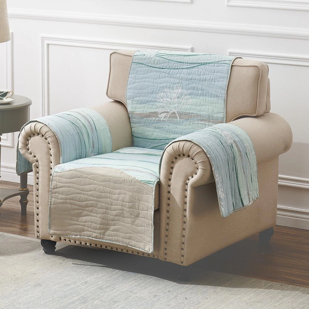 Greenland Home Maui Slipcover - Armchair 81x81", Multi