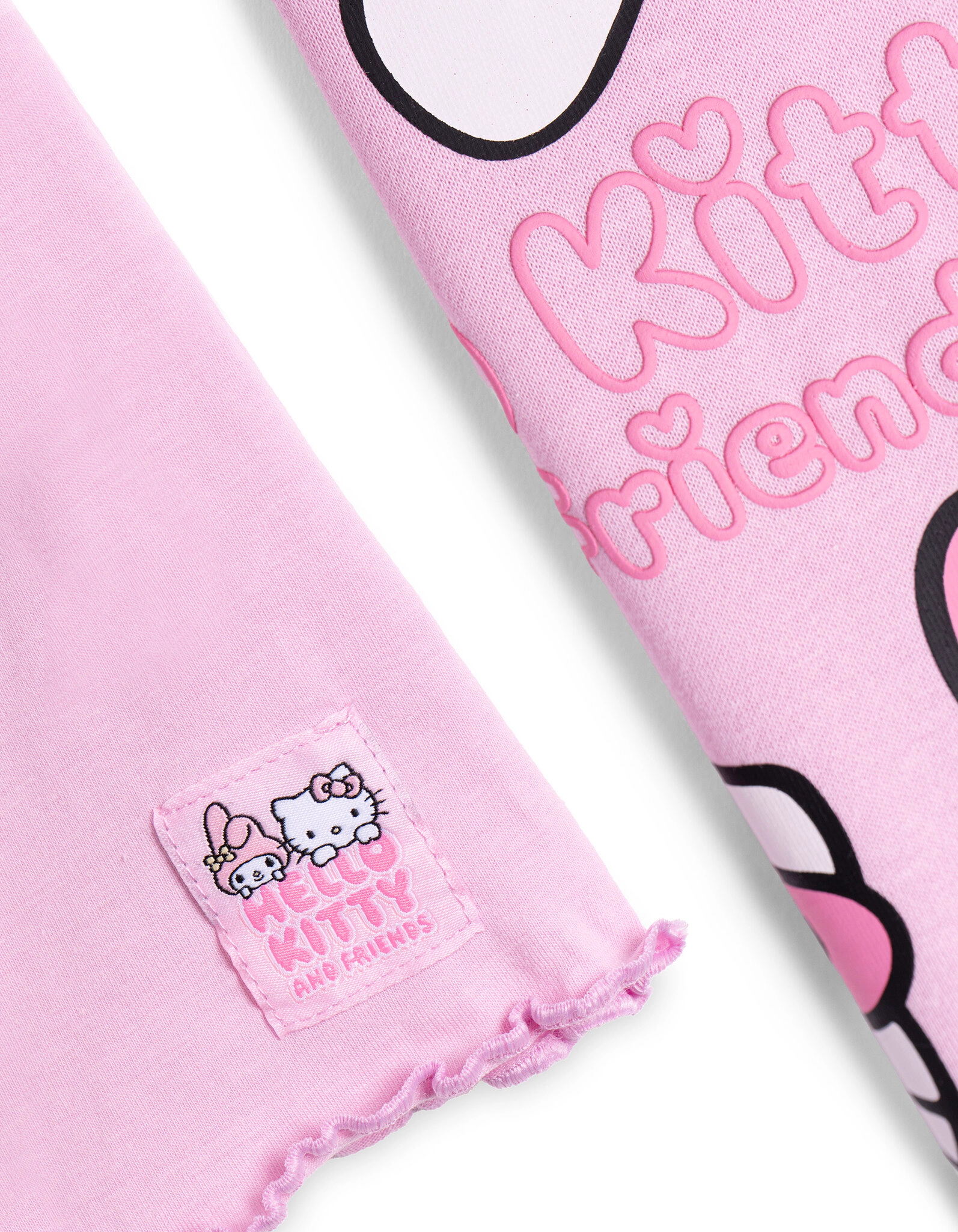 Hello Kitty Girls' Fleece Sweatshirt and Flared Leggings Set