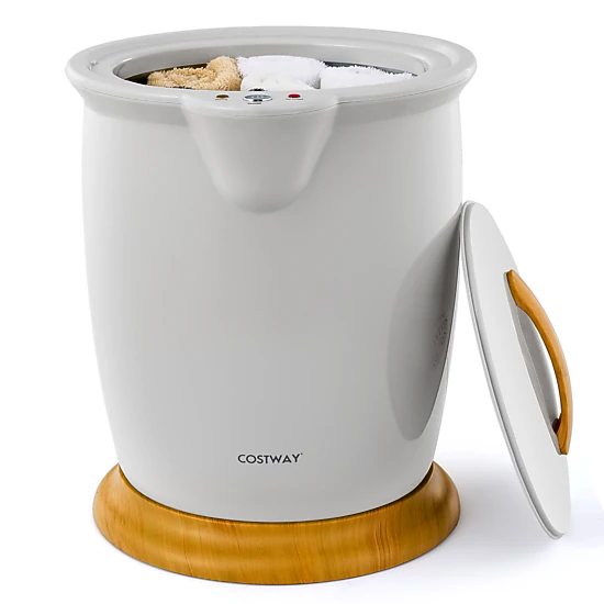 LJG Towel Warmer Bucket with Fragrance Holder and Auto Shut-Off