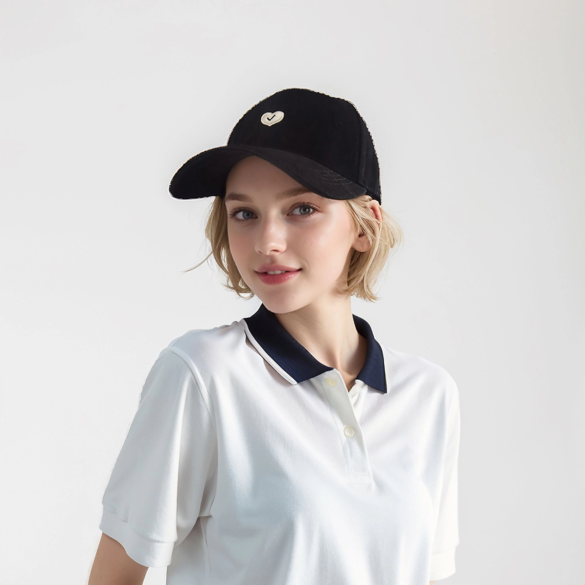 Anna-Kaci Women's Embroidered Baseball Cap Low Bun Large Head Circumference Soft Cotton Trucker Hat
