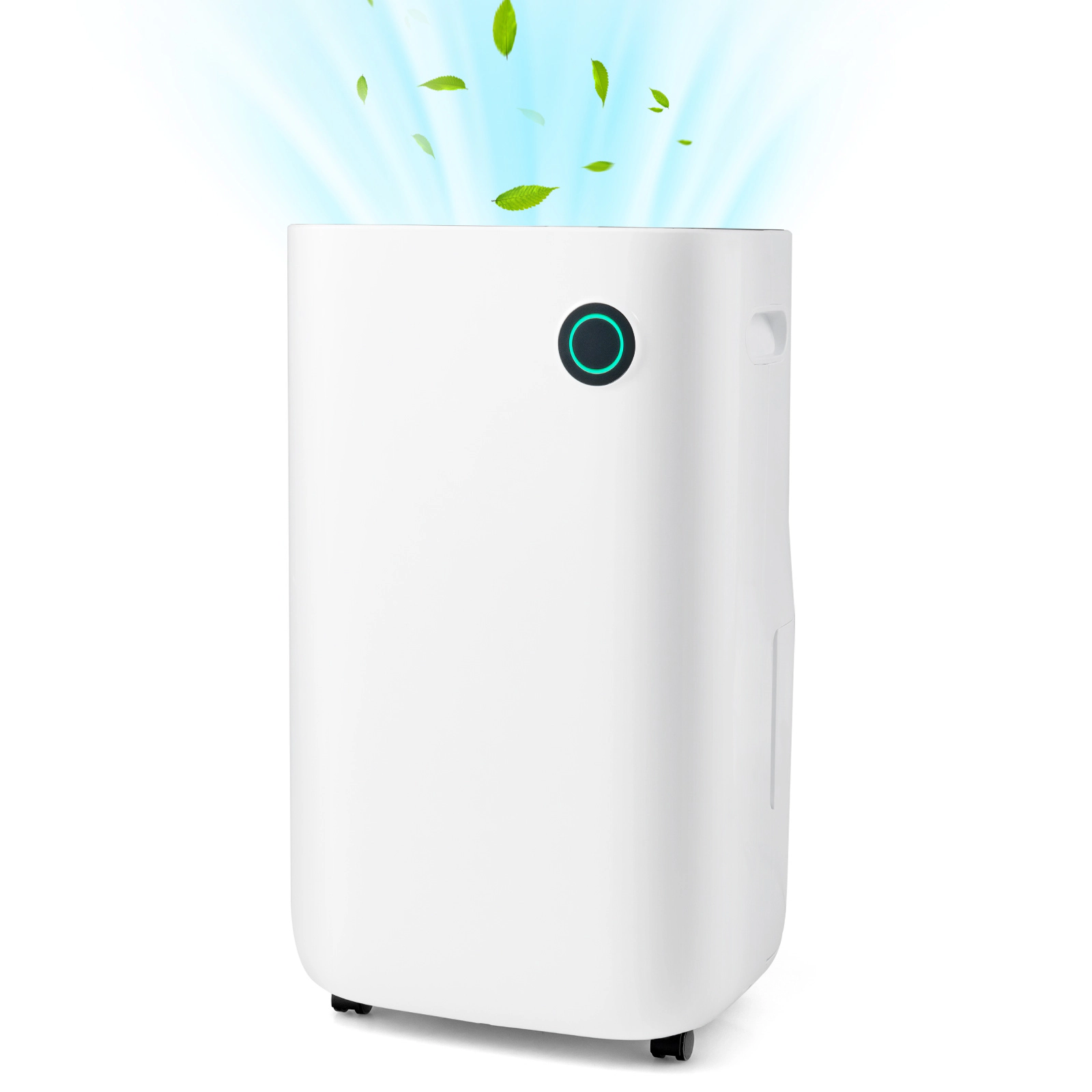 SlickBlue Portable Dehumidifier with 73 Pint Capacity, 5 Working Modes, 2 Fan Speeds, Large Water Tank and Wheels