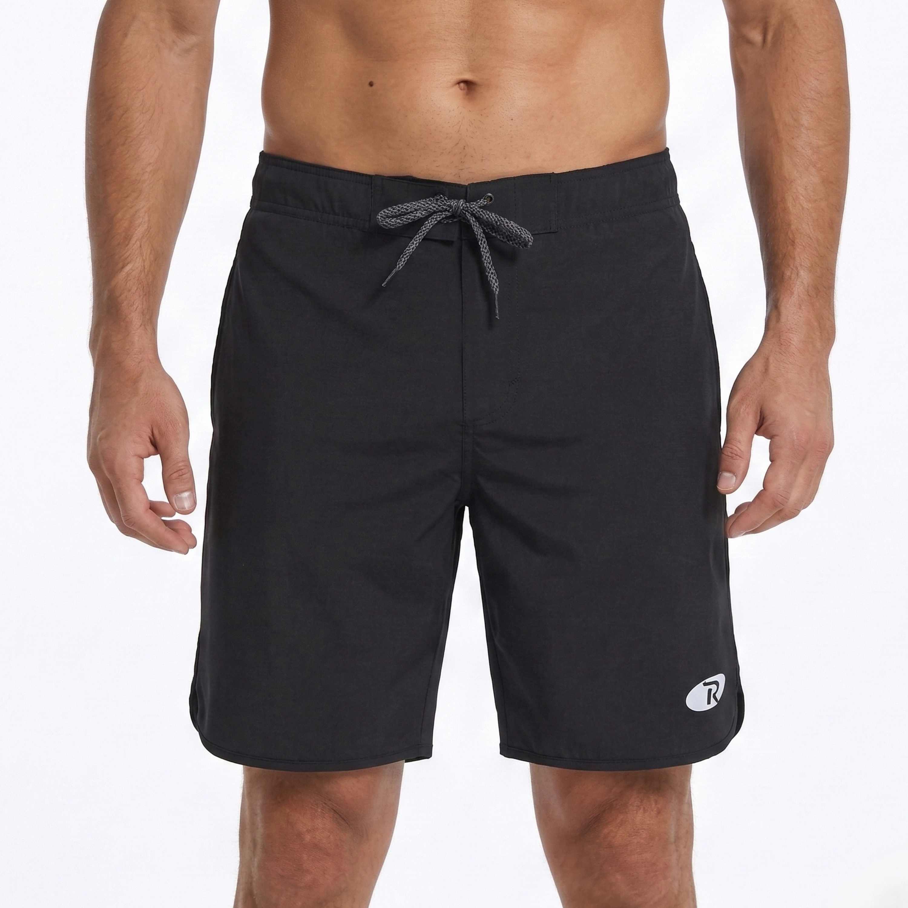 Rokka&Rolla Mens Quick-Dry Mesh-Lined Swim Trunks