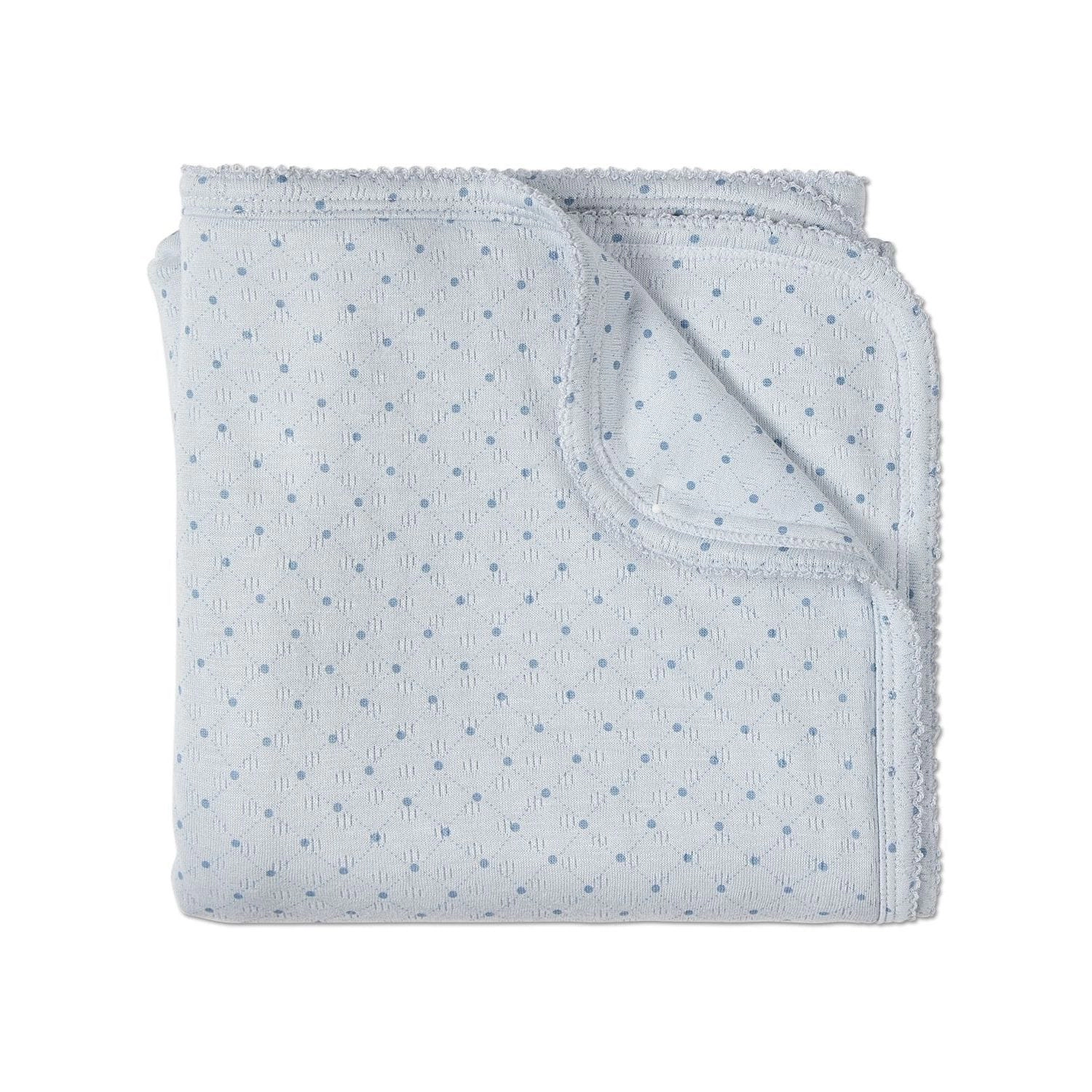 MeMoi 3 Piece Baby Boys "Little Dots" Rayon Blend Pointelle Footie Set