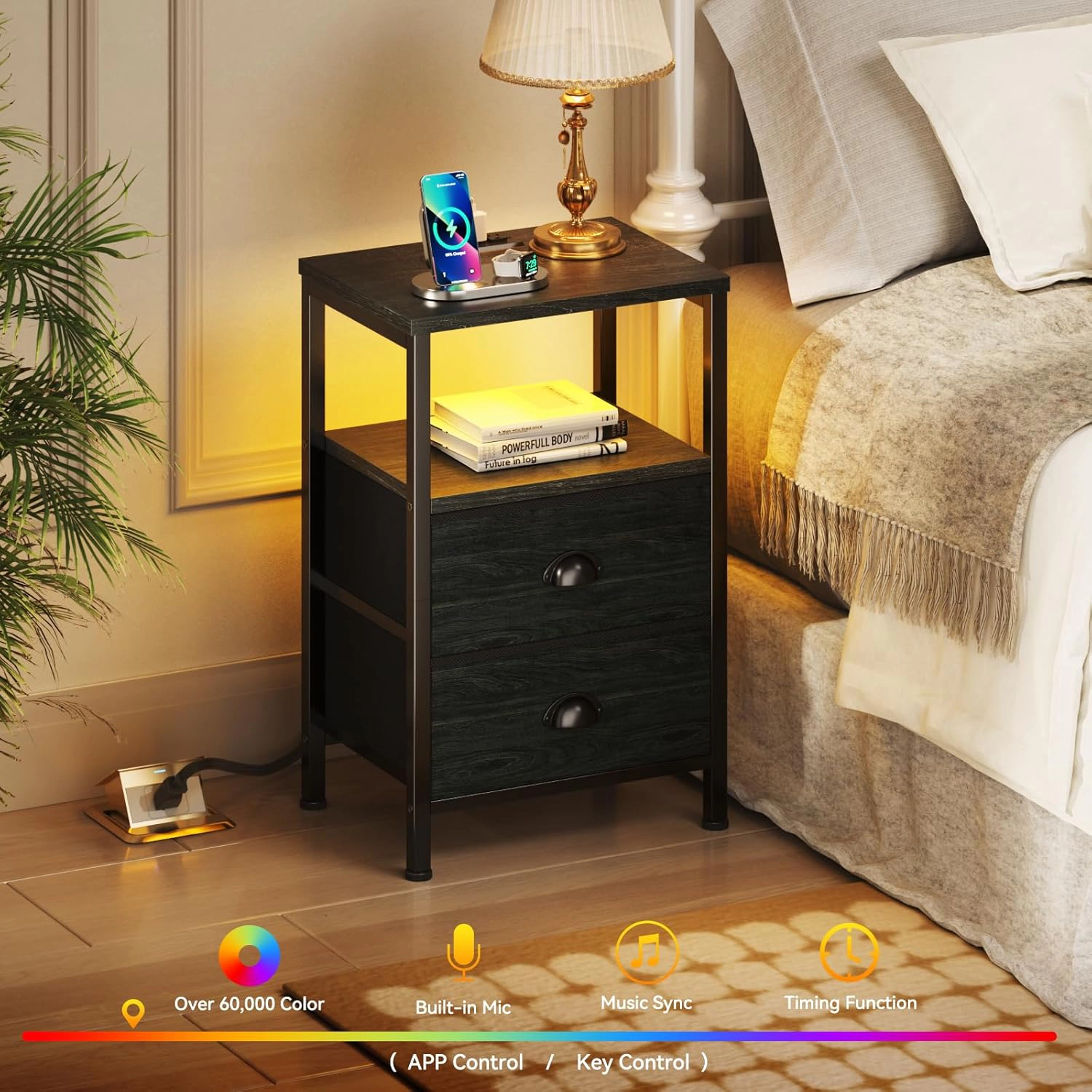 Furologee LED Bedside Table Light