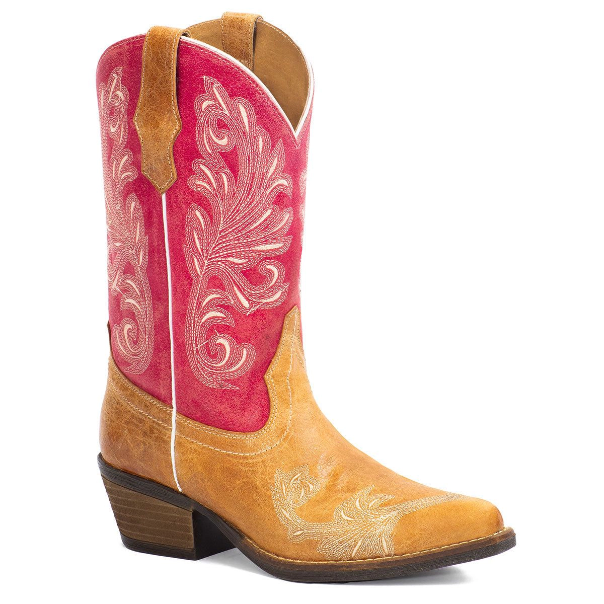 Forastero Womens Genuine Leather Western Boots