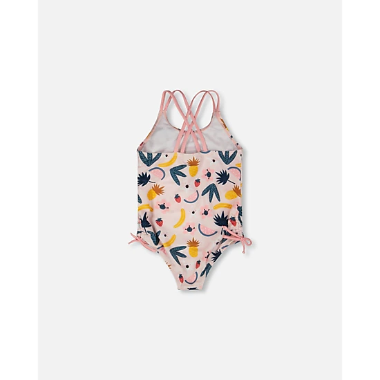 Deux par Deux Girls One-Piece Swimsuit Printed Fruits