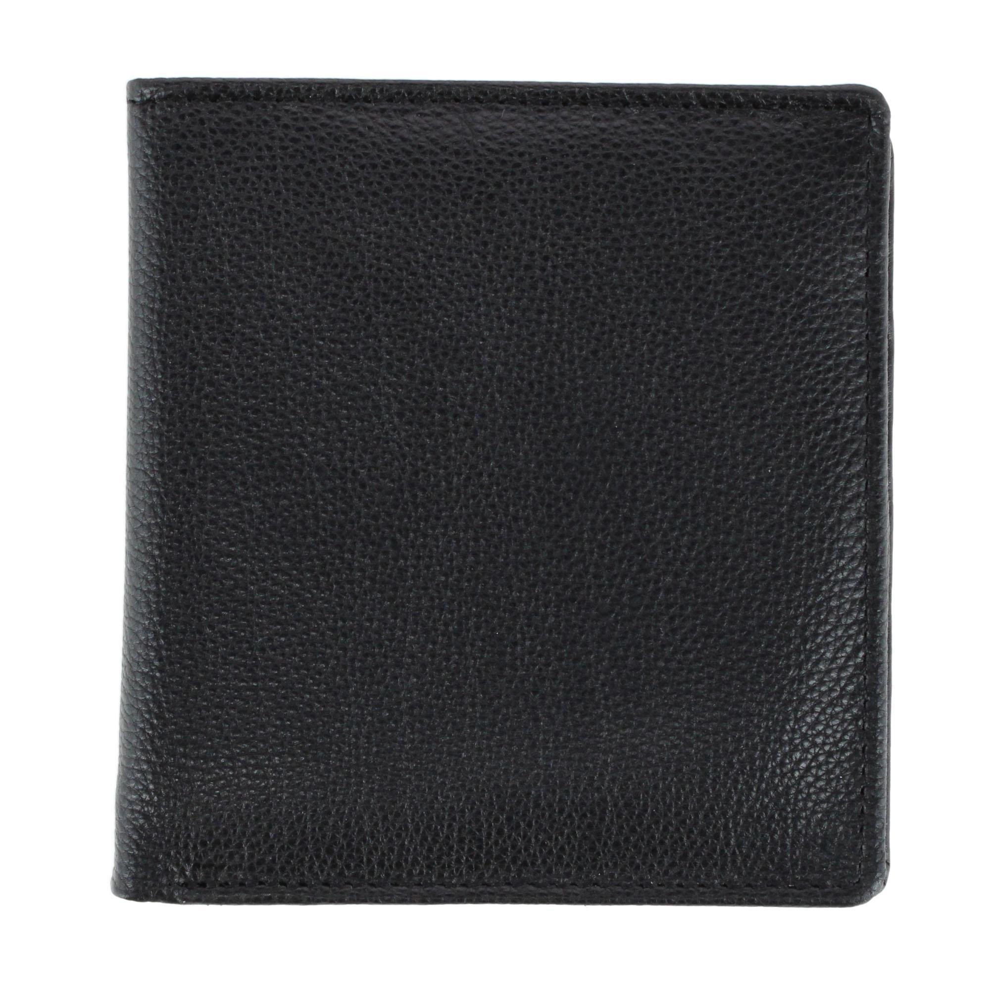 CTM Men's Napa Leather RFID Hipster Wallet with Middle Flap
