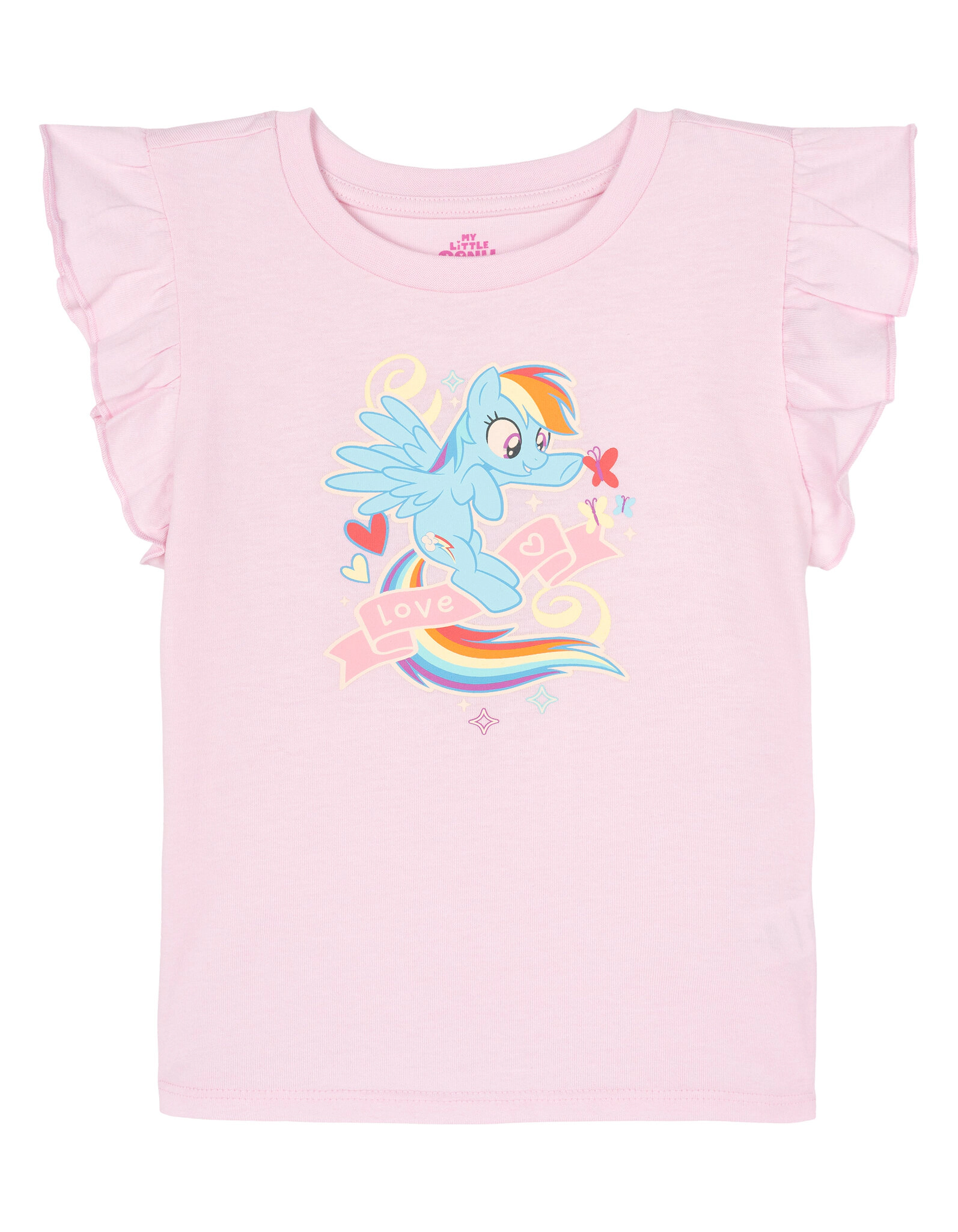 My Little Pony Girls' Satin Skirt and Top Set with Bag