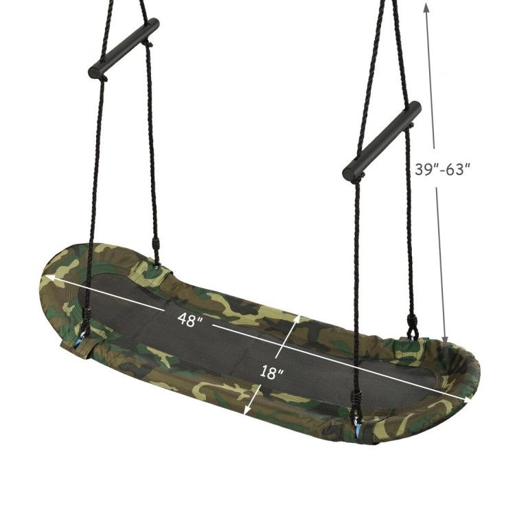 Hivvago Saucer Tree Swing Surf Kids Outdoor Adjustable Set