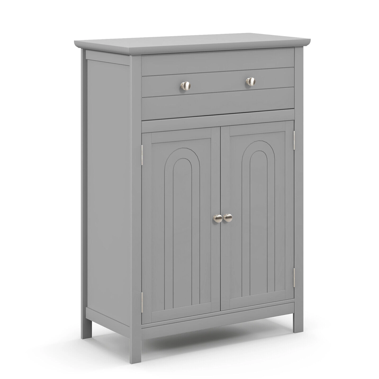 SlickBlue Bathroom Storage Cabinet with Drawer, Doors & Adjustable Shelf