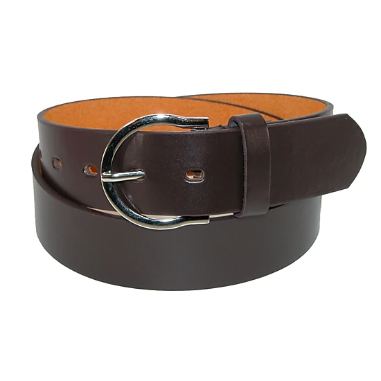 CTM Womens 1 3/8 Inch Wide Basic Bridle Belt