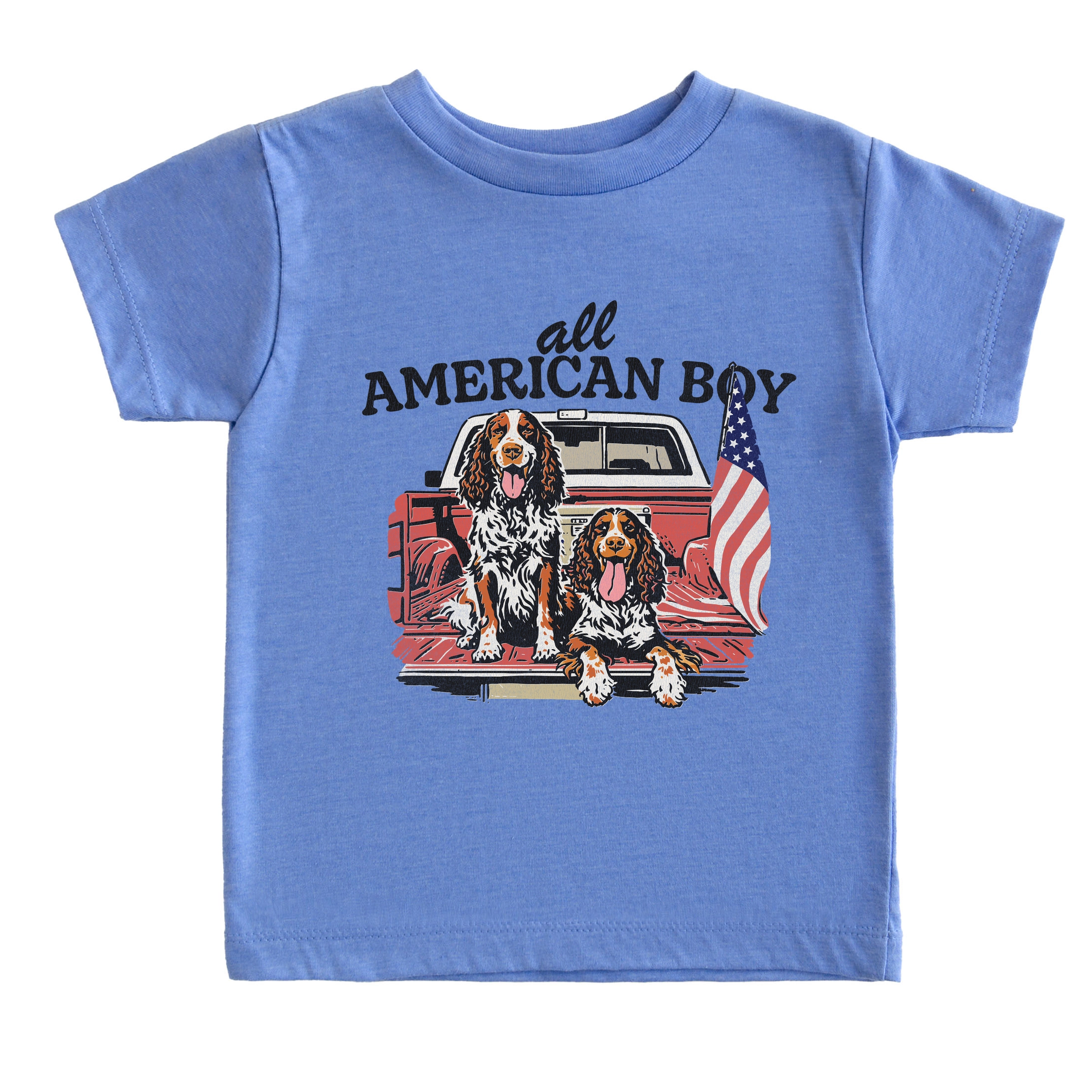 The Juniper Shop - All American Boy Dogs Toddler Short Sleeve Graphic T-Shirt